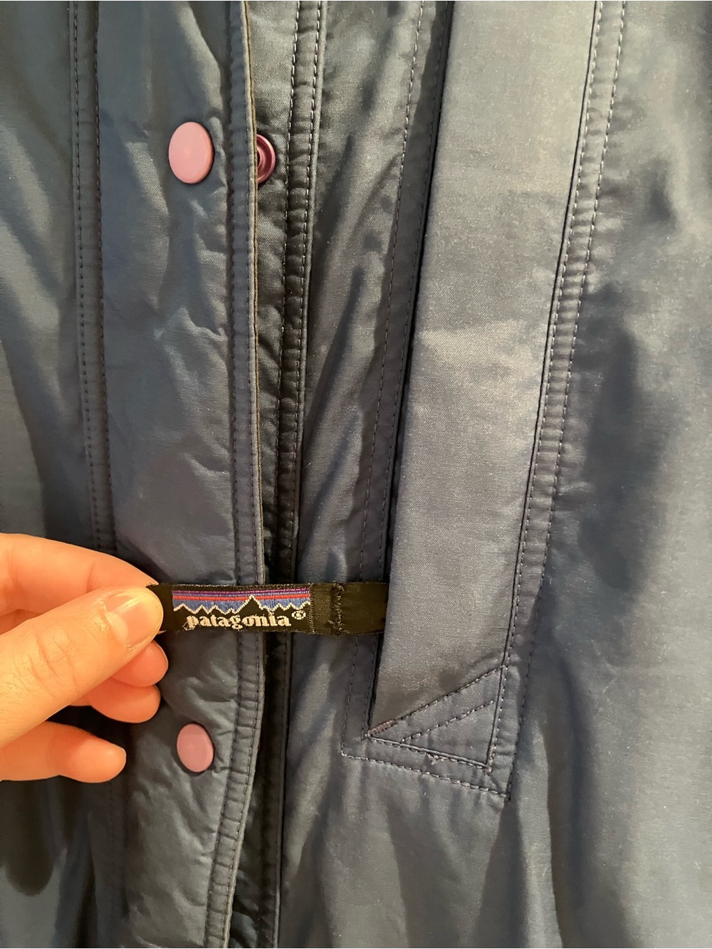 Blue Vintage Patagonia Women’s Insulated Parka Jacket - Picture 5 of 7